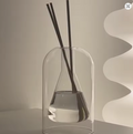 Glazen transparante diffuser fles